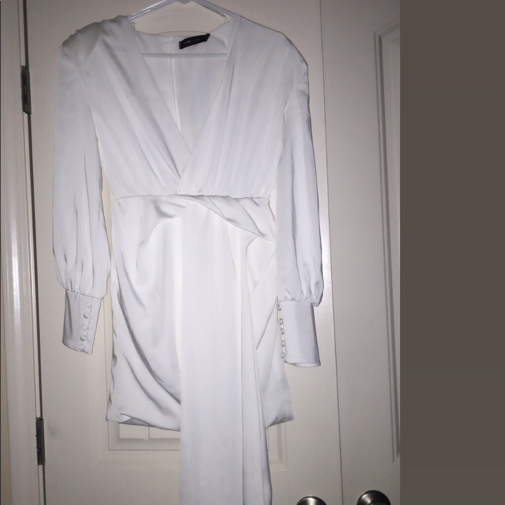 Missguided white body con mini dress!